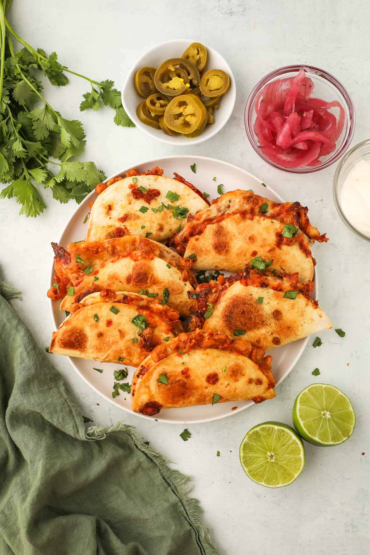 Smashed Chickpea Tacos 