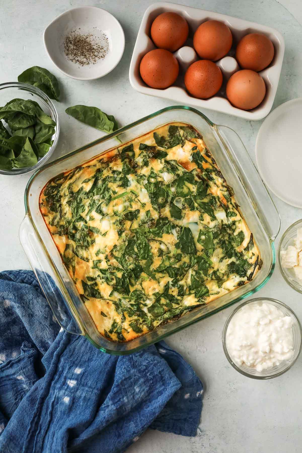 cottage cheese egg bake