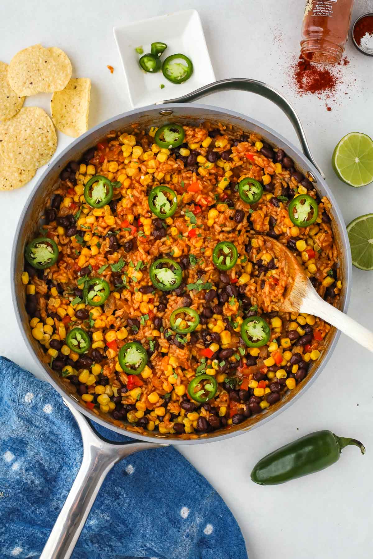 rice and beans skillet