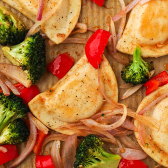 Sheet Pan Pierogi