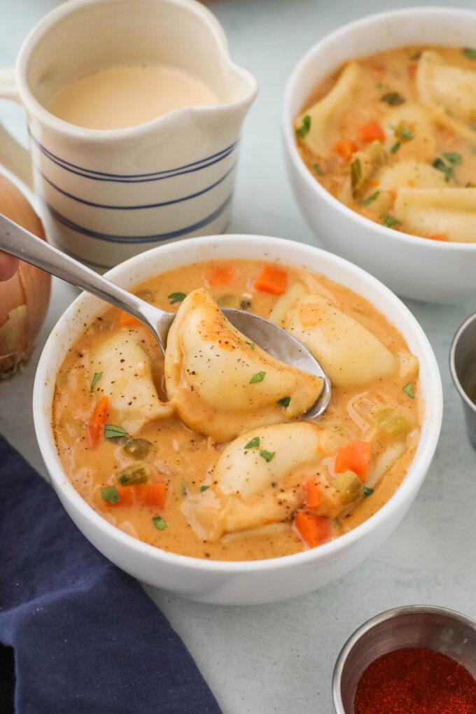 Pierogi Soup