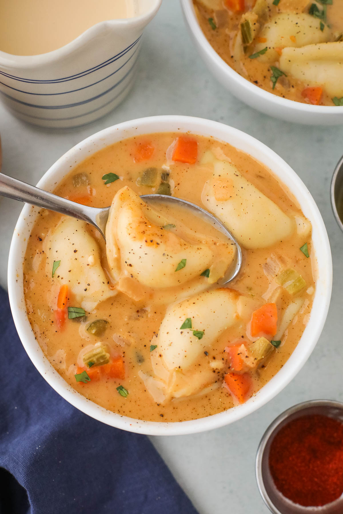 pierogi soup