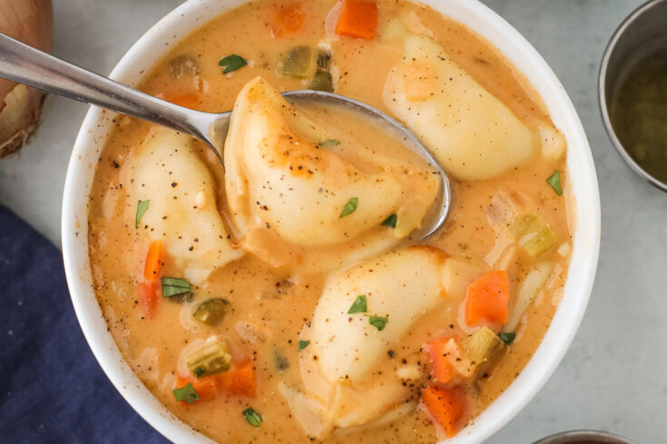 Pierogi Soup