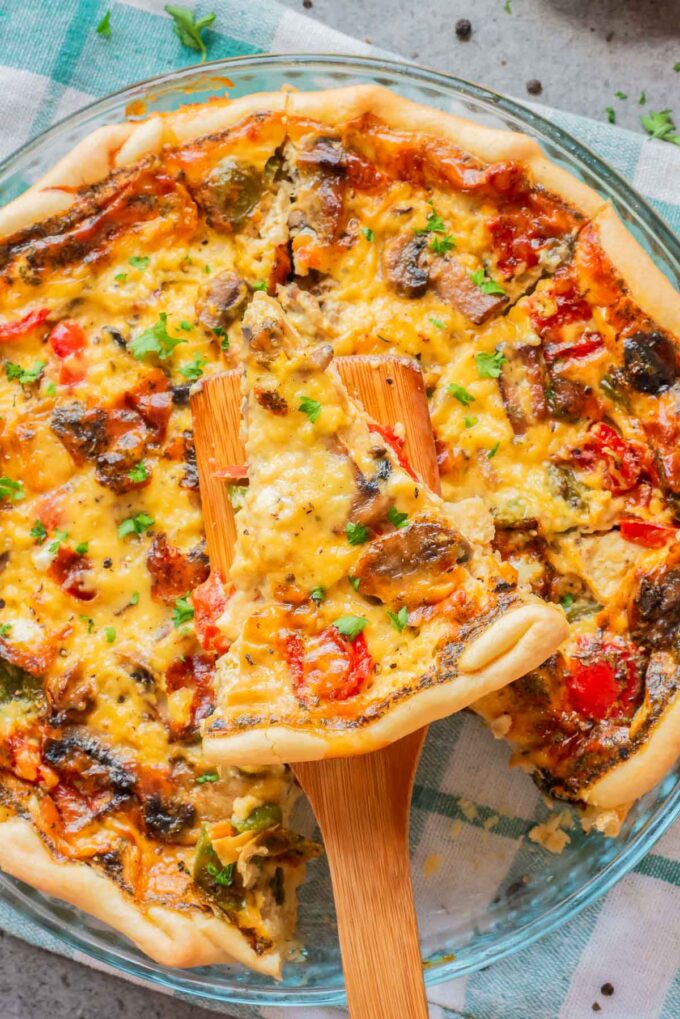 Vegetable Quiche 