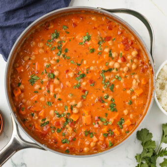 Peanut Chickpea Stew