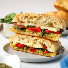 Pesto Halloumi Sandwiches
