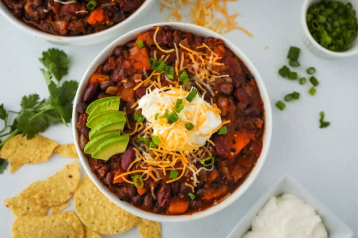 Slow Cooker Black Bean chili