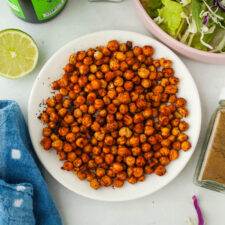 Chili Lime Roasted Chickpeas