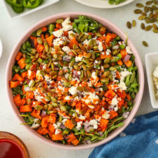 Sweet Potato Arugula salad