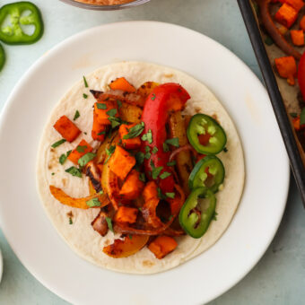 Sweet Potato Fajitas