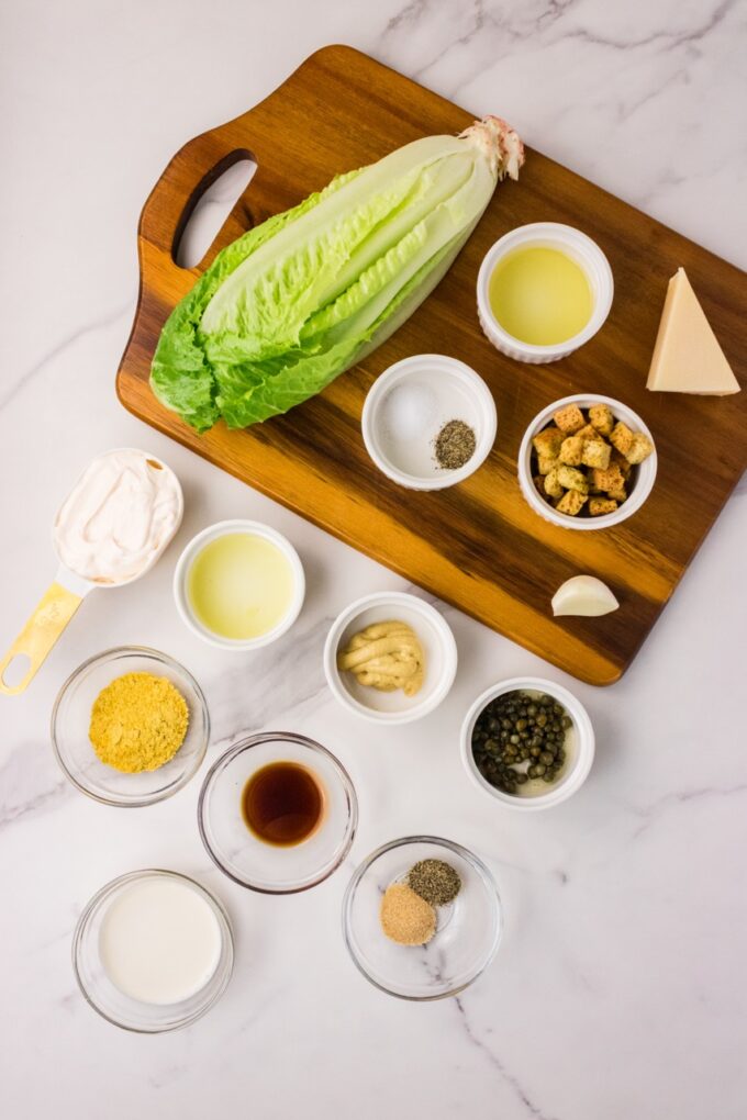 vegetarian caesar salad