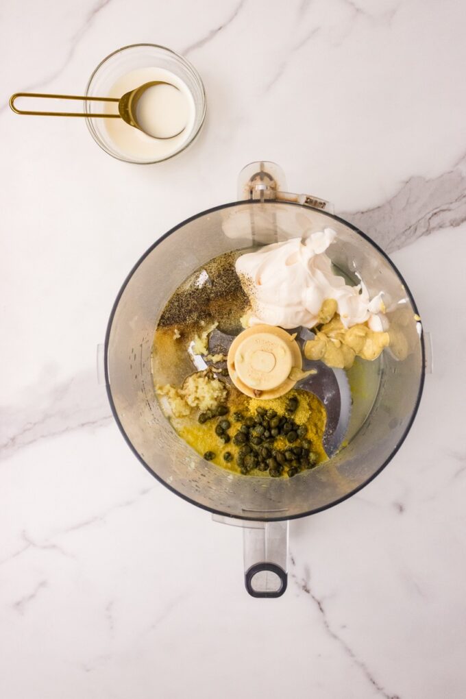caesar dressing in food processor