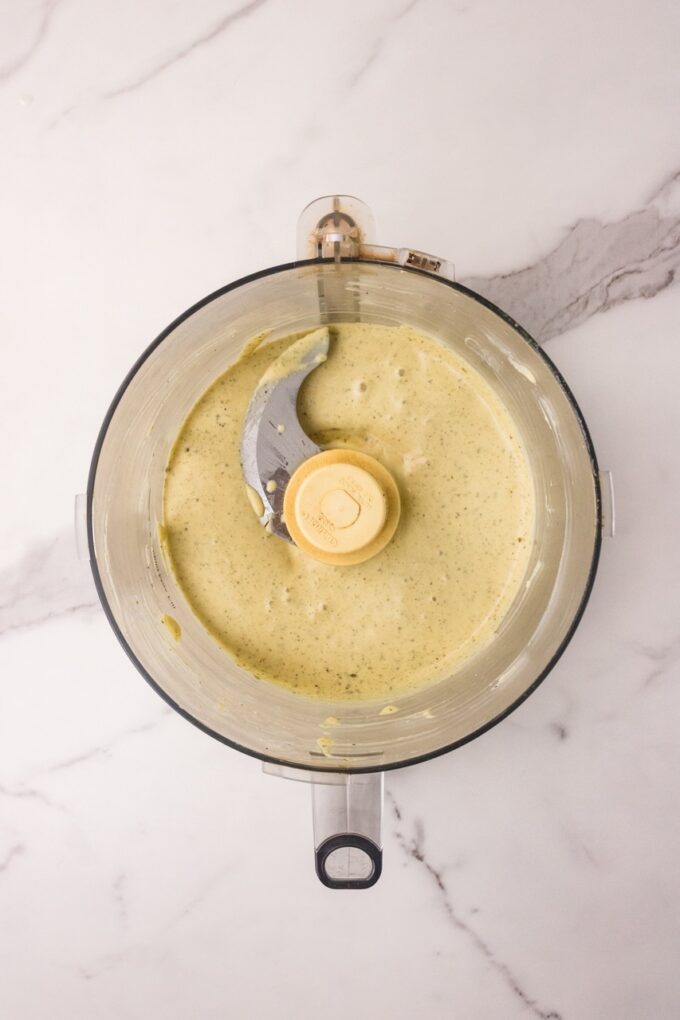 caesar dressing in food processor