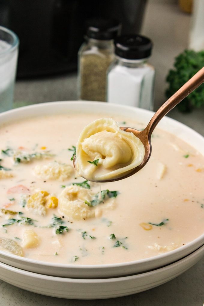 creamy tortellini