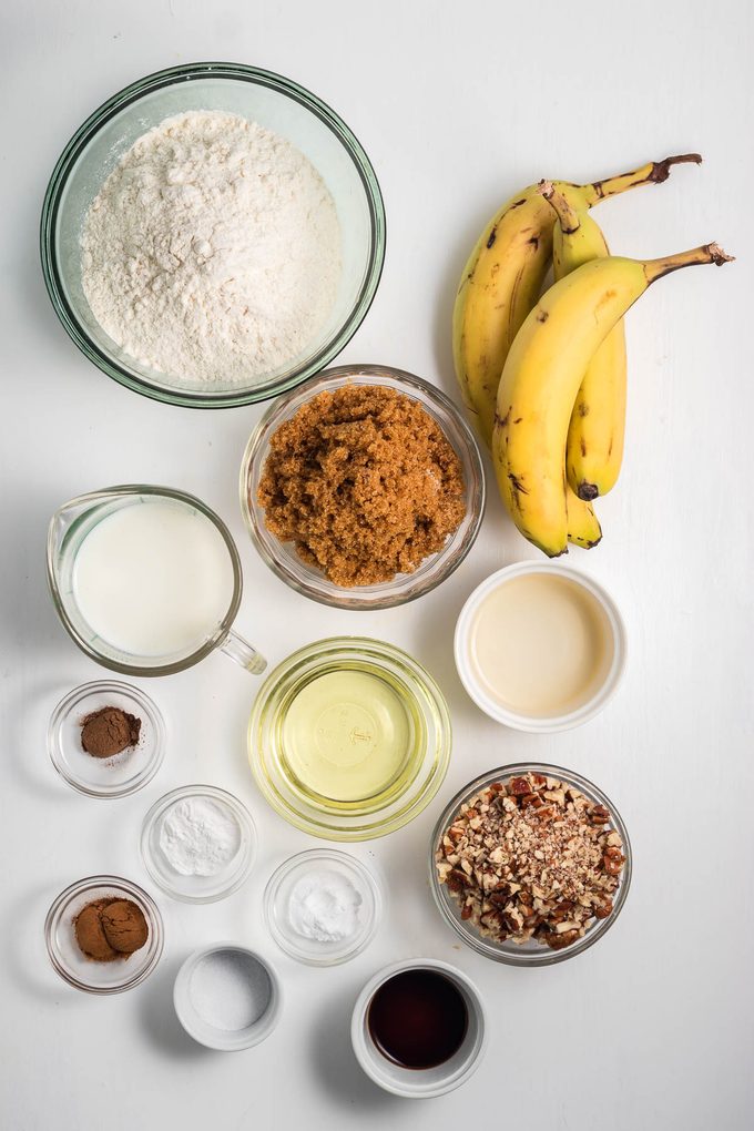 Banana Coffee Cake imgredients